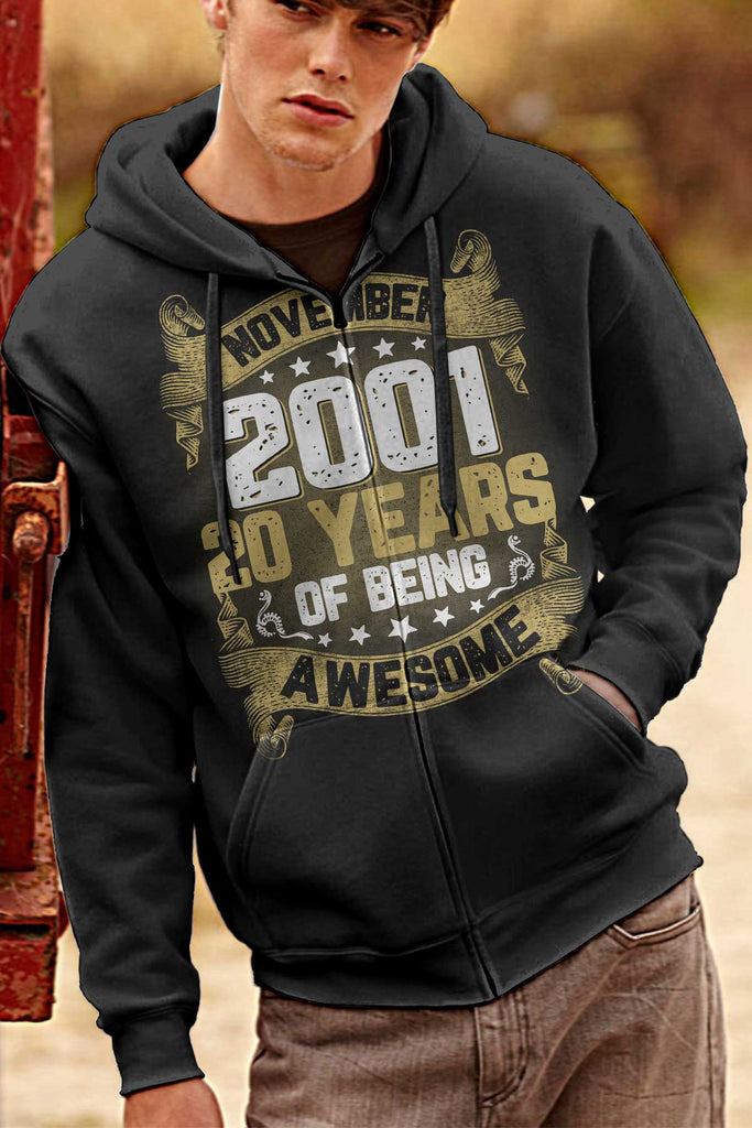 A golden scroll - for a birthday with a month and a year to order - a T-shirt, blouse or sweatshirt liratech.ro 18, 20, 30, 40 și 50 de ani: disponibile și cu mânecă lunga