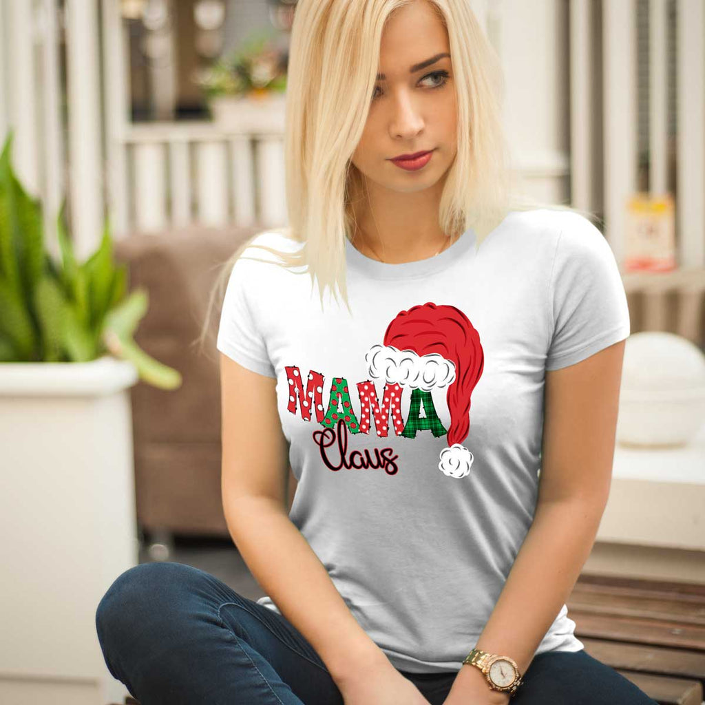 Mama Crăciun - Tricou de Crăciun-liratech.ro