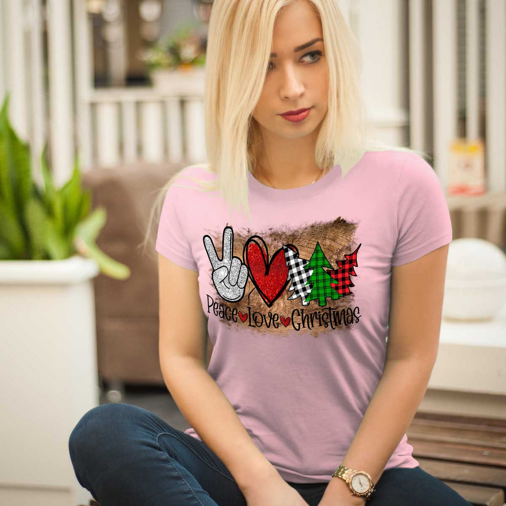 Pace Dragoste Crăciun - Tricou de Crăciun-liratech.ro